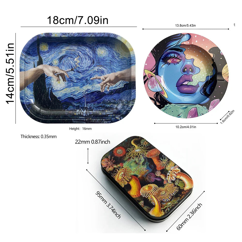 Lisslune | Mushroom Tray Set