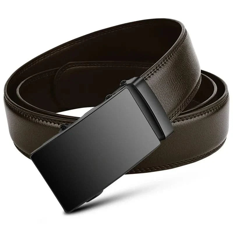 Lisslune | Men’s PU Leather Belt – Automatic Buckle, Premium Luxury