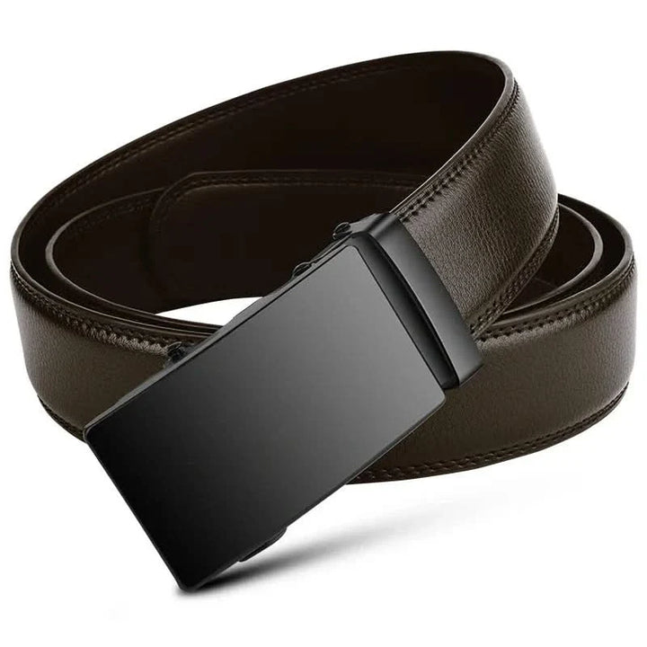 Lisslune | Men’s PU Leather Belt – Automatic Buckle, Premium Luxury