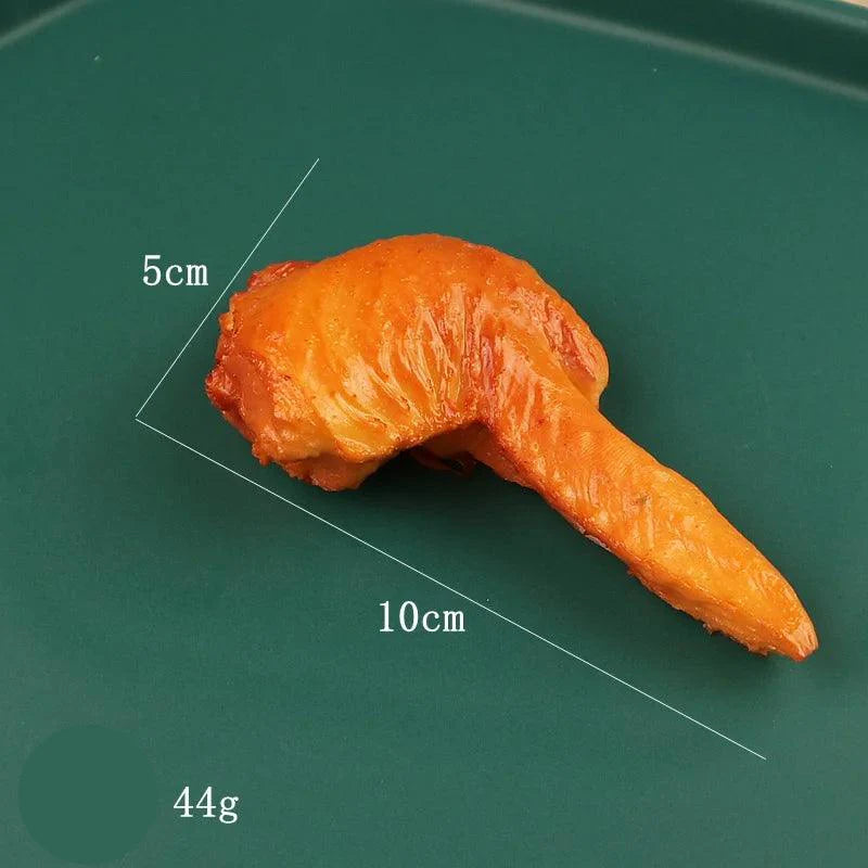 Lisslune | Life-like PVC Chicken Leg Decoration Props for Stunning Displays and Photography