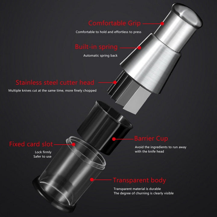 Lisslune | Handheld Manual Food Chopper Slicer