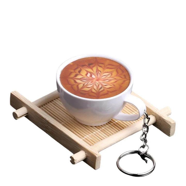 Lisslune | Charming miniature resin coffee and tea cup display model for playful decoration