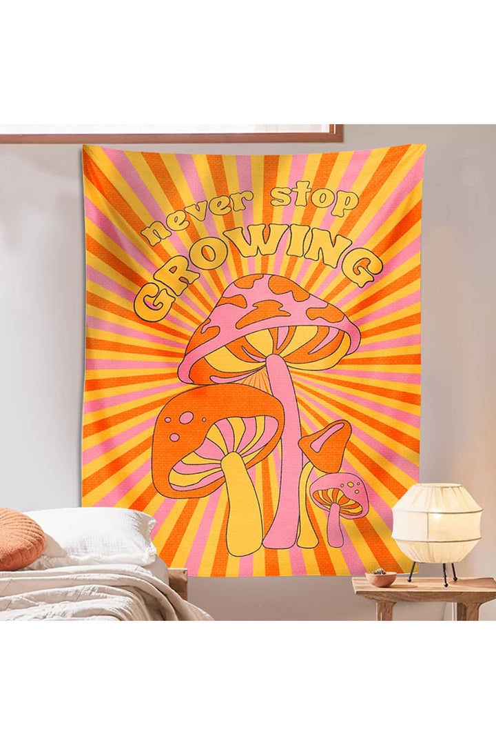 Lisslune | Years inspired mushroom rug wall hanging