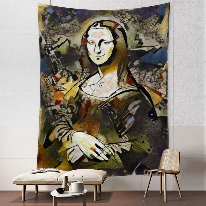 Lisslune | Pop Art Mona Graffiti Wall Tapestry