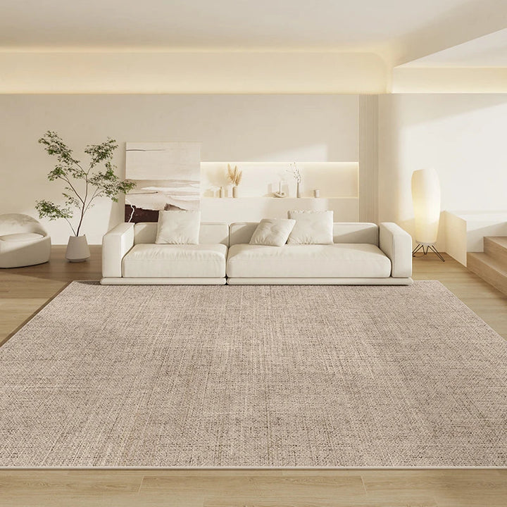 Rynx | Living Room Cream Stylish Sofa Carpets Easy Care Bedroom Nightstand Large Area Rug Luxury Wardrobe Decoration Non-Slip Rugs Carpet