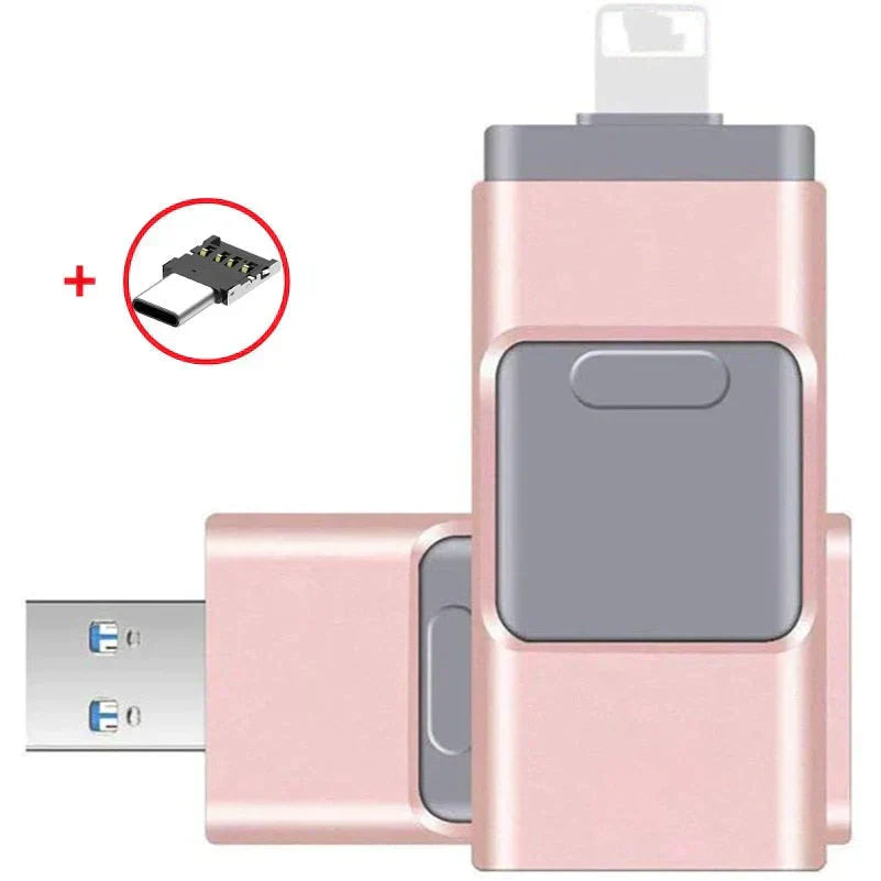 Lisslune | DataFlex 4-in-1 Memory Stick – USB Storage for Phone, Tablet and PC