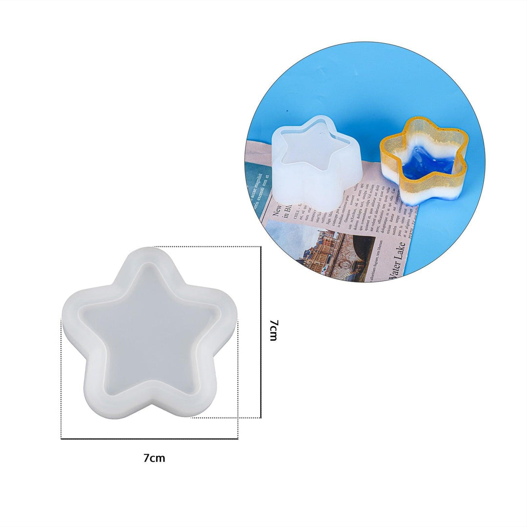 Lisslune | Silicone mold set for creative candle jars and flower planters