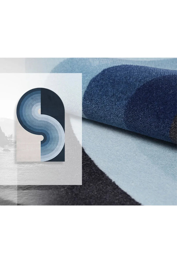 Lisslune | Waves geometric rug