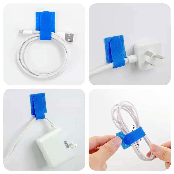 Lisslune | Self-Adhesive Reusable Cable Organizer Set