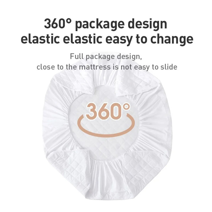 Lisslune | AquaGuard | Waterproof Mattress Protector | Breathable and Anti-Allergen