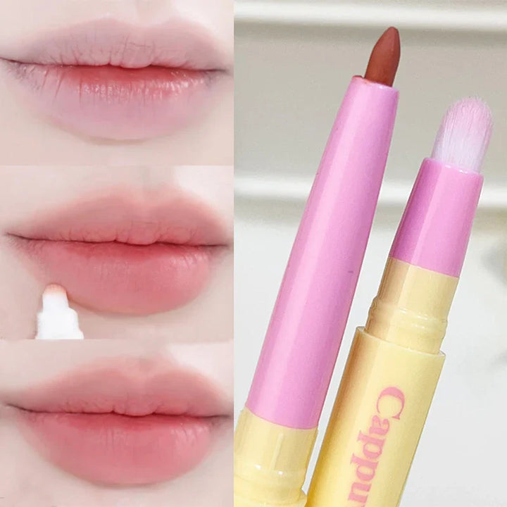 Rynx | Smooth Matte Lipstick Stick Long-Lasting Non-Fading Waterproof Non-Sticky Cup Contouring Lip Contouring Nude Lipstick Makeup
