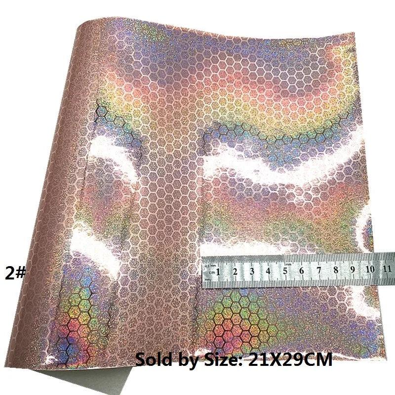 Lisslune | Shiny Pink Tiger & Snake Synthetic Leather DIY Craft Kit