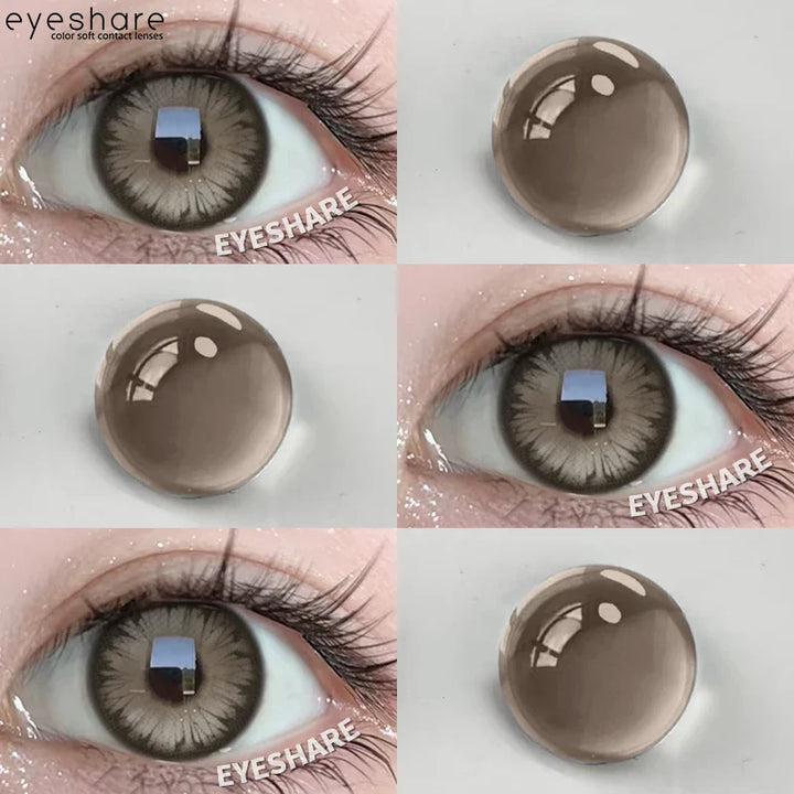 Rynx | 1 Pair Purple Colored Contact Lenses Fashion Cosplay Contact Lenses for Eyes Red Lenses Pink Soft Lenses Beauty Make-up Annual
