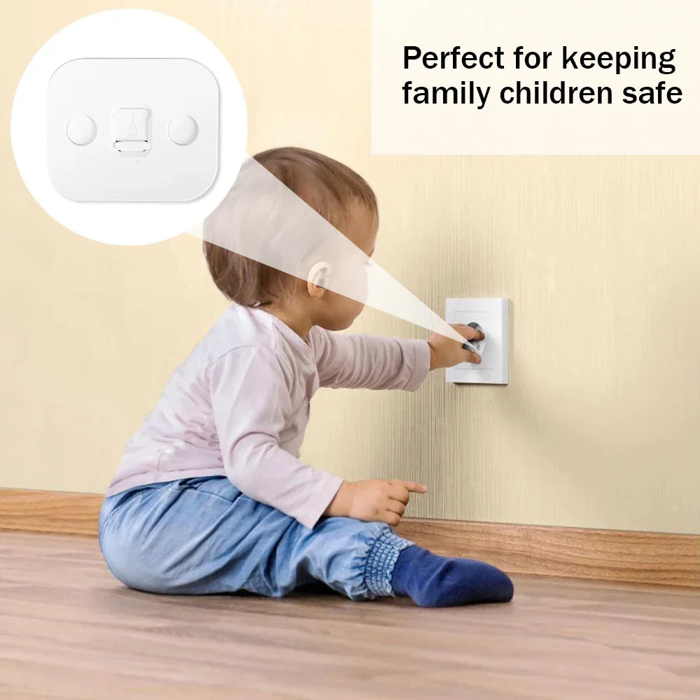 Lisslune | Slide Lock Protective Childproof Power Socket Cover