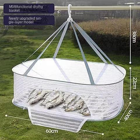 Lisslune | Foldable Mesh Drying Rack for Clothing, Food and More