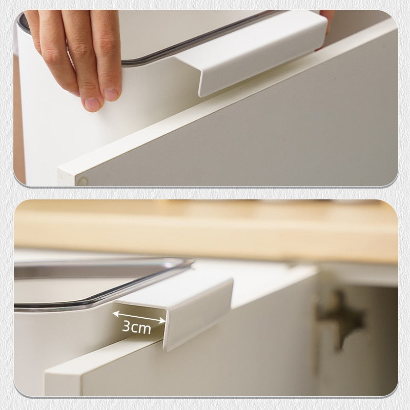 Lisslune | Kitchen Hangable Clean Corner Trash Can