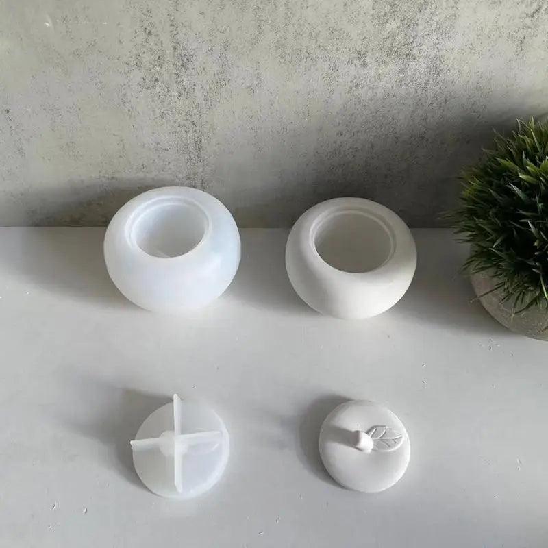 Lisslune | Fruit-shaped DIY Silicone Candle Pot Mold for Jewelry Storage and Home Decoration