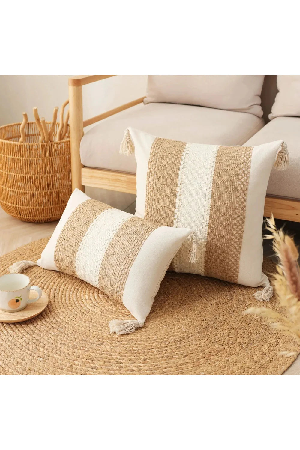 Lisslune | Crochet Tassel Cushion Cover