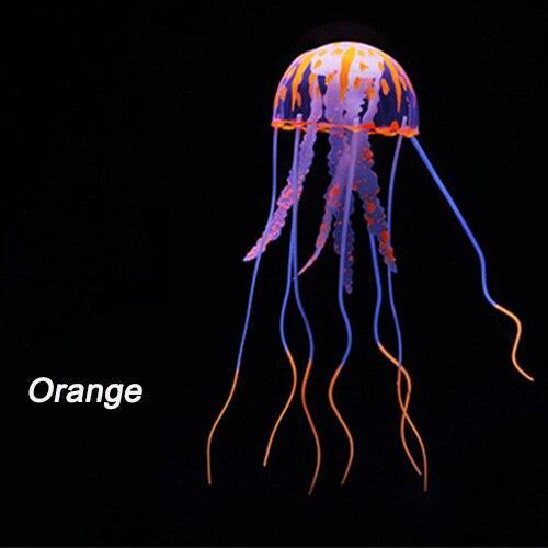 Lisslune | Glowing Jellyfish Aquarium Decoration for Charming Underwater Decoration