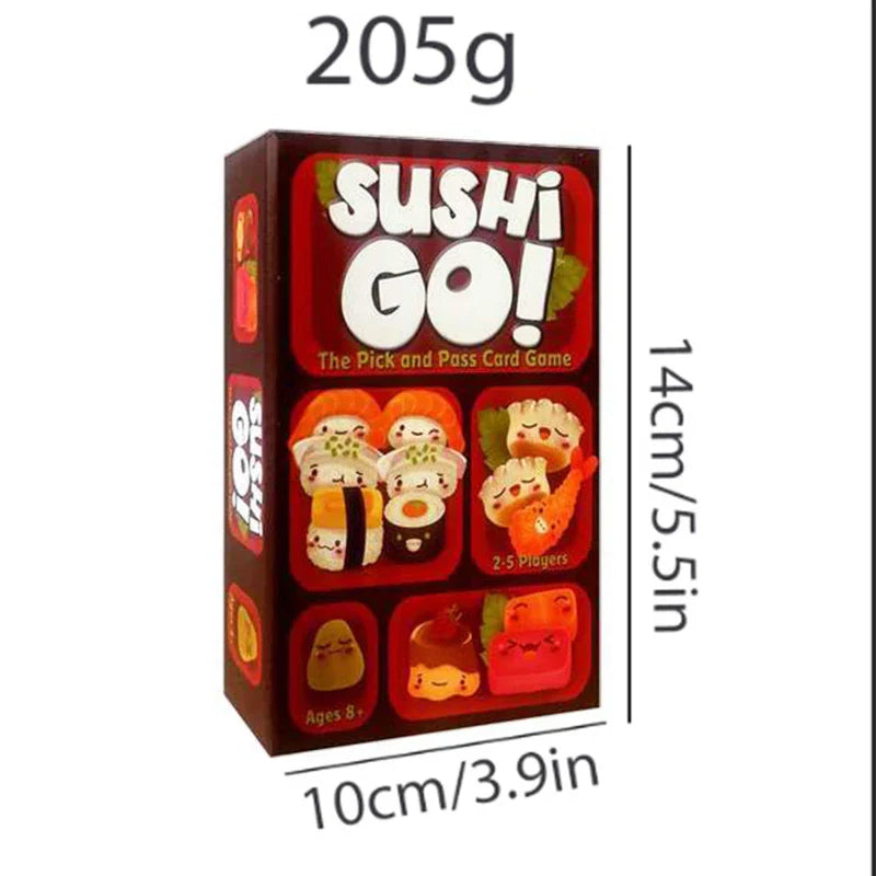 Rynx | Sushi Go Family Gathering Game Card, Fun Card Game, Party Board Games Interactive Game, Creative Small Gift, Holiday Accessory
