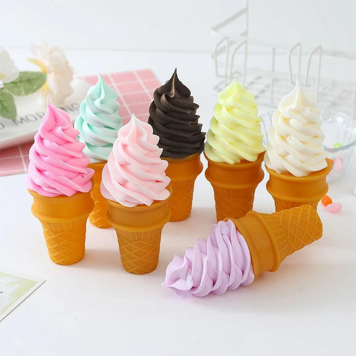 Lisslune | lifelike decorative ice cream cone model for photography and shop displays