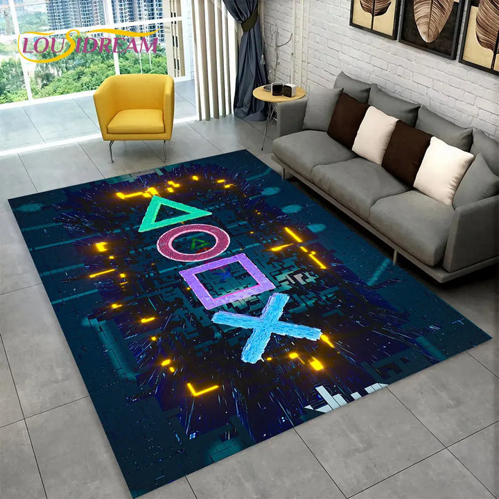 Lisslune | GameJoy Playmat – Soft 3D Gamepad Floor Mat for Children and Gamers