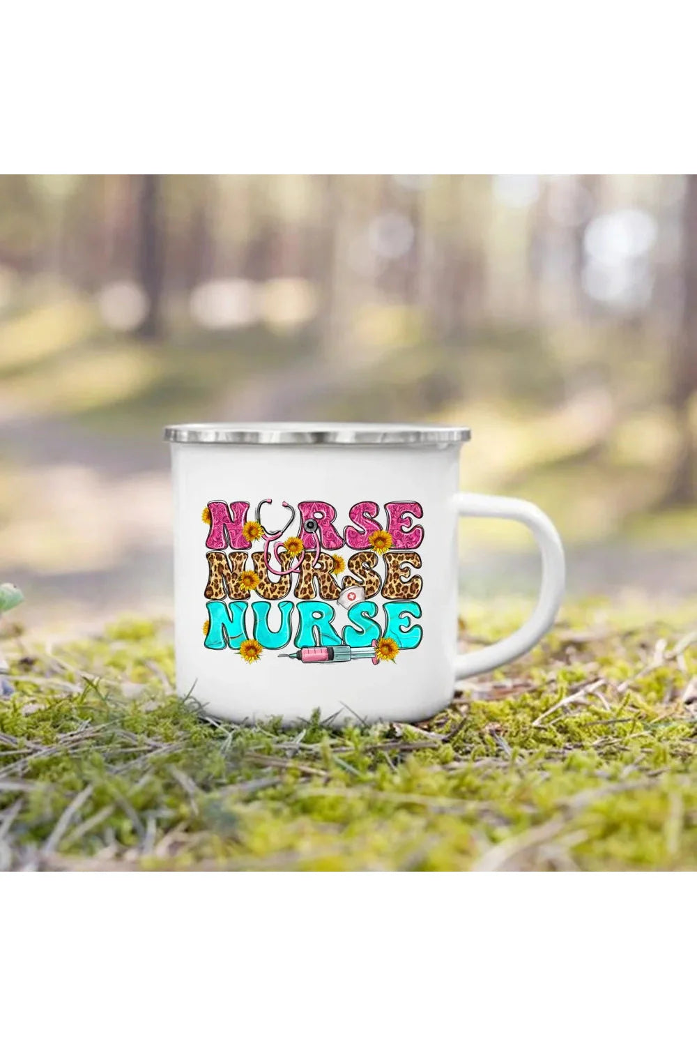 Lisslune | Life Enamel Coffee Mug