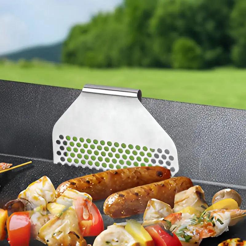 Lisslune | Heat-resistant Stainless Steel Grease Trap Block for Griddles and BBQ Grills