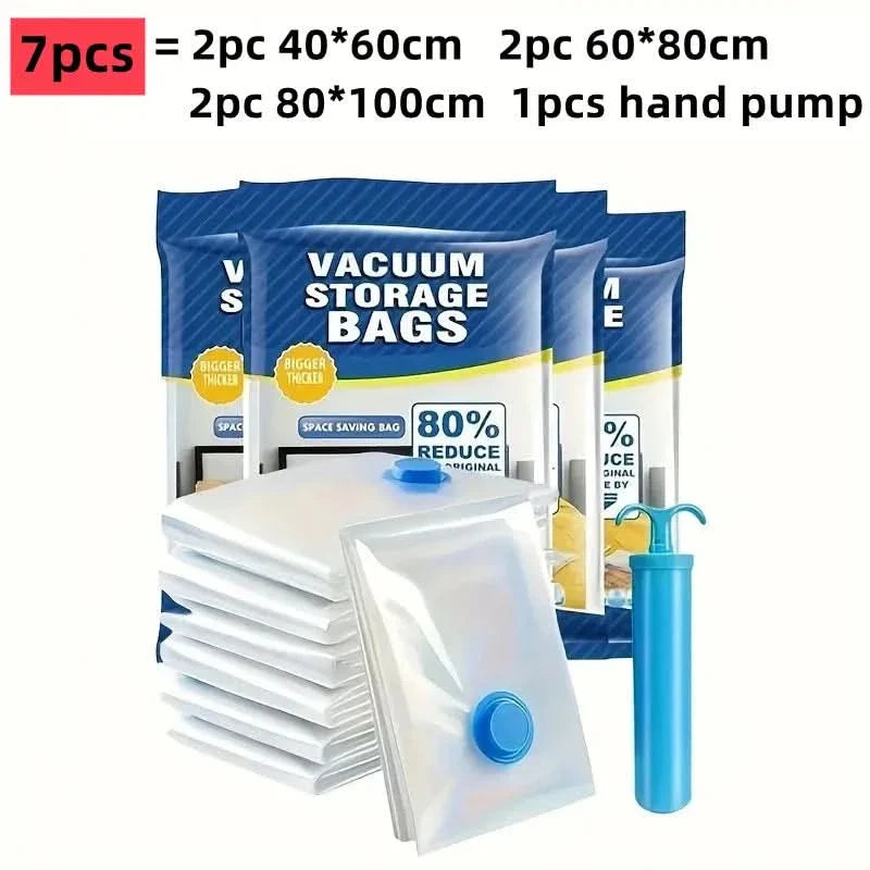 Lisslune | STORAGEPRO VACUUM BAGS – Vacuum compression bags for space-saving storage of clothes & bedding