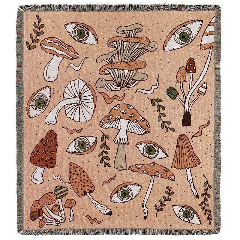 Lisslune | Sun & Flowers Wall Tapestry Blanket