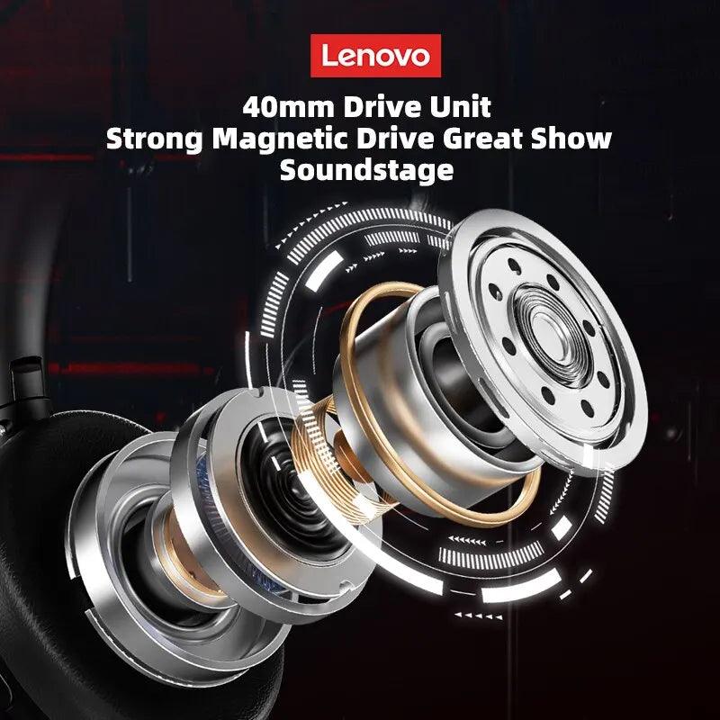 Lisslune | Lenovo Advanced Wireless Gaming Headset with Premium Sound Isolation Features