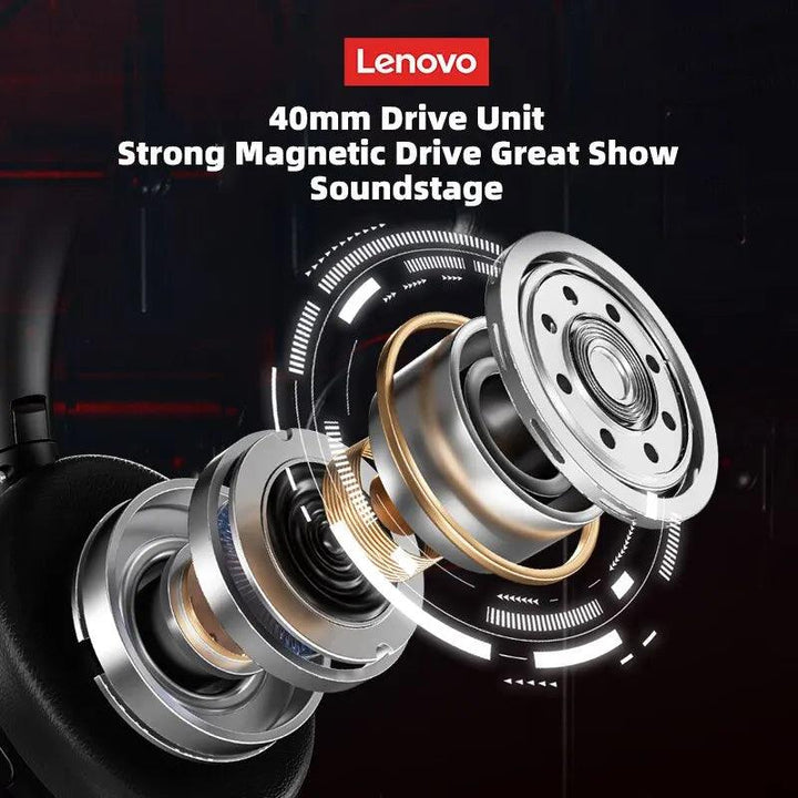 Lisslune | Lenovo Advanced Wireless Gaming Headset with Premium Sound Isolation Features