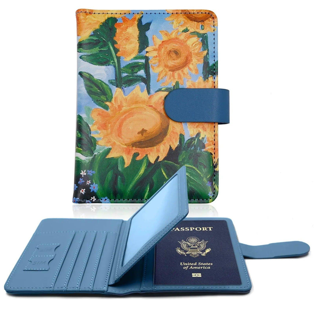 Lisslune | Stylish RFID-blocking passport holder with card organizer for travelers