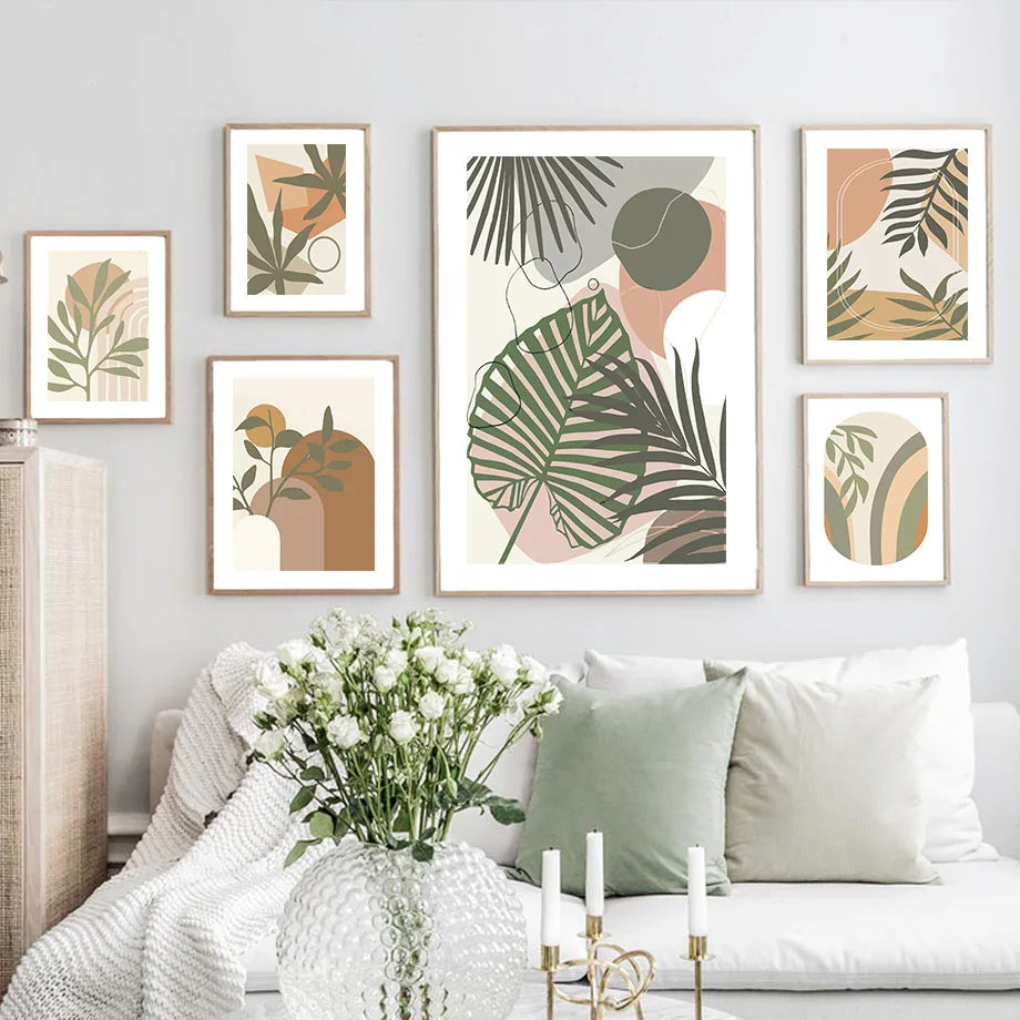 Lisslune | Monstera leaf canvas poster