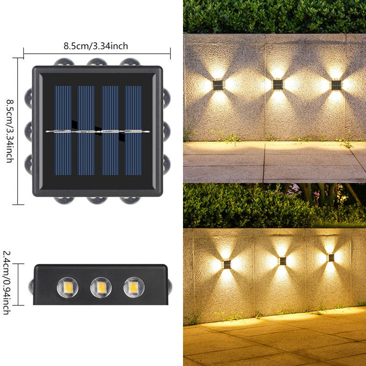 Lisslune | SolarVibe – Sustainable Solar Wall Light for Modern Outdoors