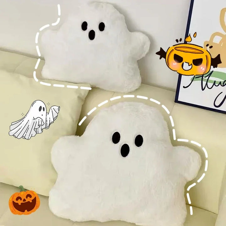 Rynx | Kawaii Halloween Plush Toy Spoofing Ghost Pumpkin Bat Creative Throw Pillow Party Gift Doll Living Room Bedroom Decoration