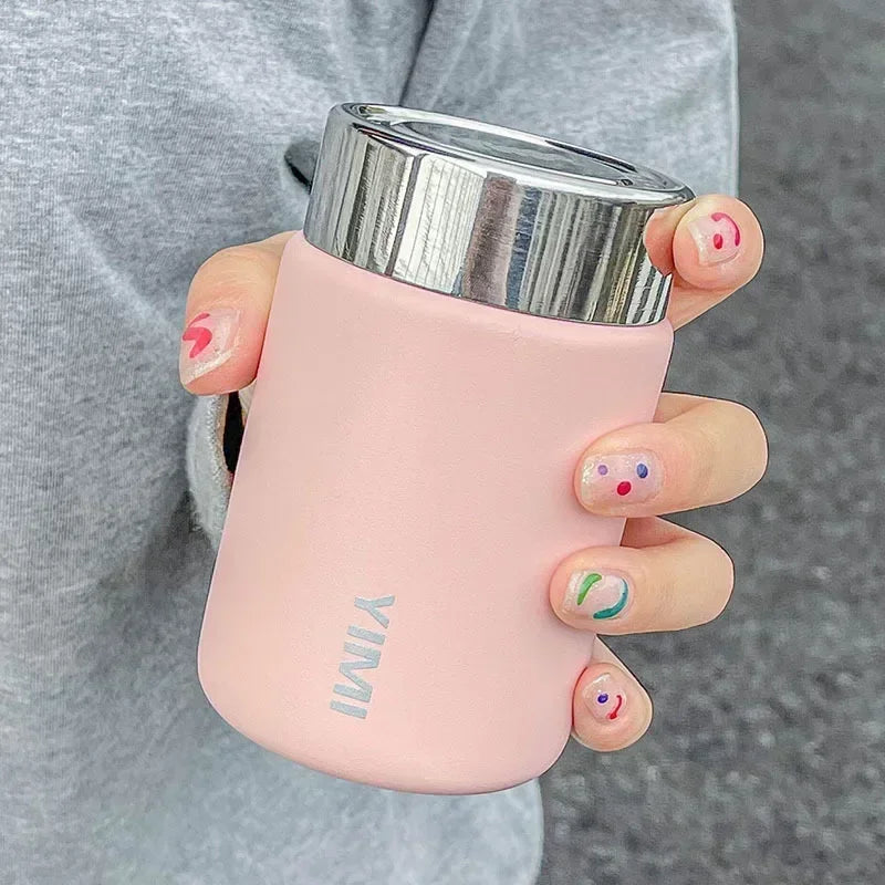 Lisslune | 230ml Mini 316 Stainless Steel Portable Thermos - Pocket Vacuum Bottle