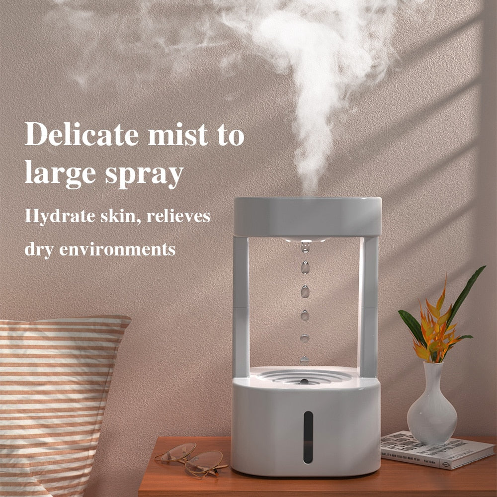 Lisslune | Ultrasonic Gravity Mist Cool Air Humidifier