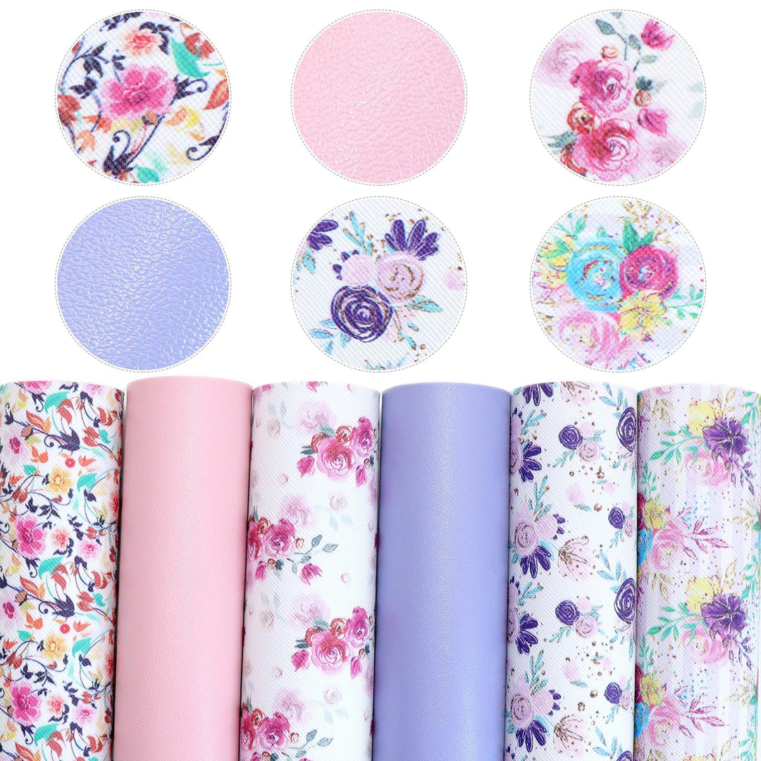 Lisslune | Elegant fish scale dot faux leather craft kit for creative projects