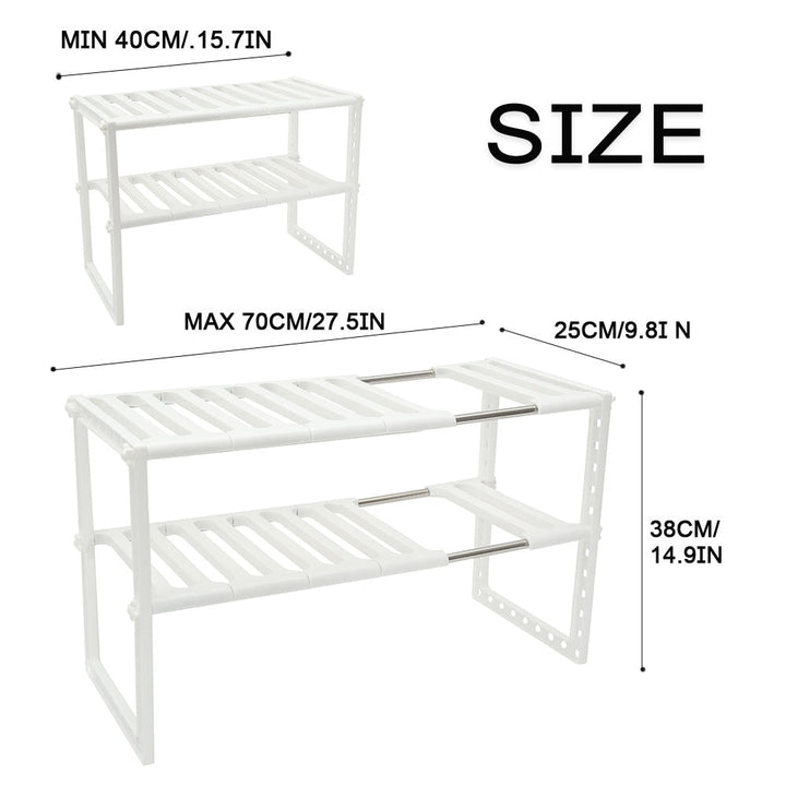 Lisslune | Under Sink Magic Organizer Adjustable Rack