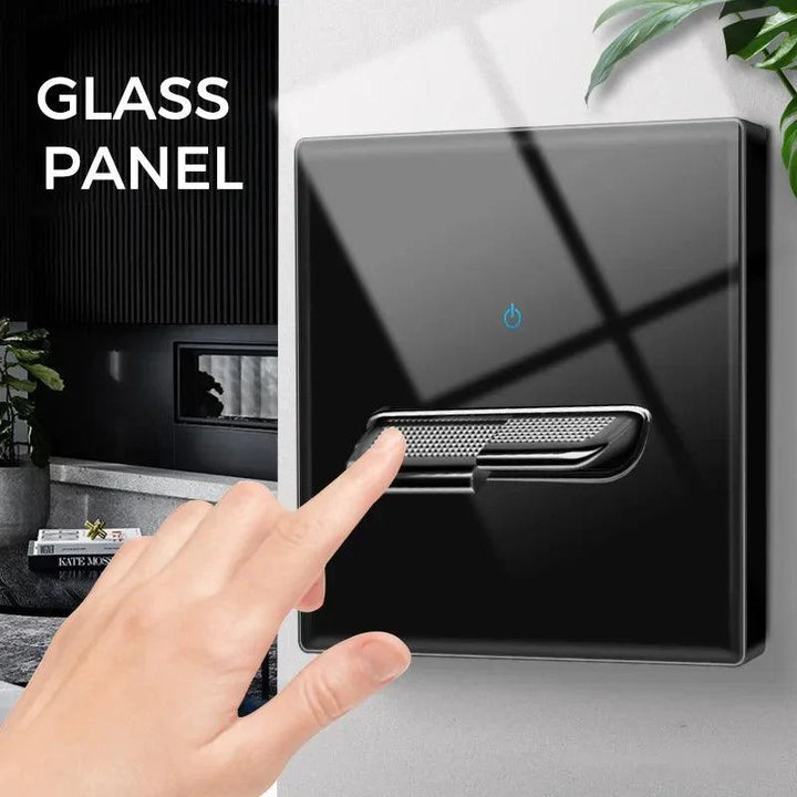 Lisslune | Elegant LED Crystal Glass Light Switch Panel - Versatile Multi-Control System