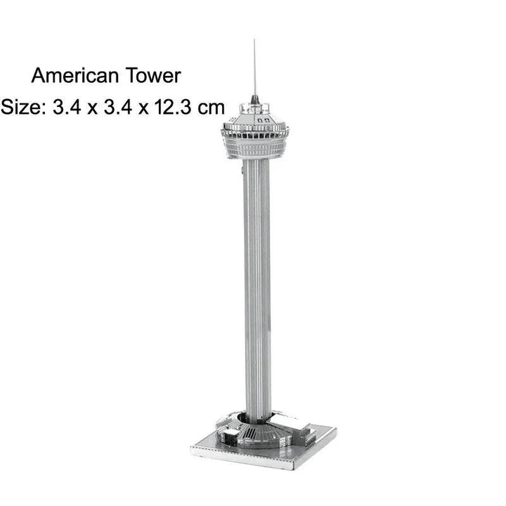 Lisslune | Global Landmark 3D Metal Puzzle Set: Construct and Explore Iconic Structures