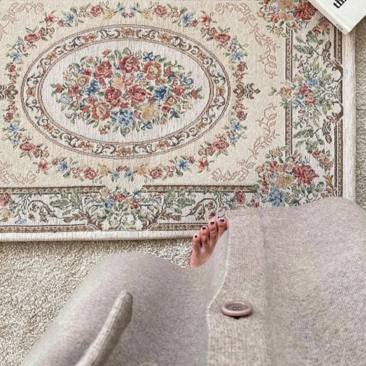 Rynx | Round Art Rugs Non-Slip Rug for the Living Room Comfortable Bedroom Rug Easy to Care Large Rugs Odorless Rug IG Alfombra