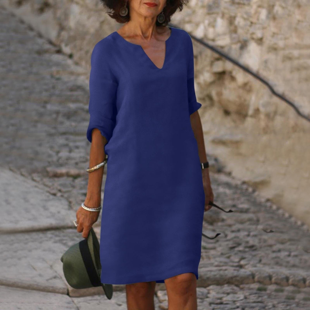 Lisslune | Elegant summer dress with V-neck