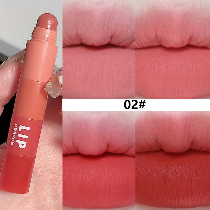 Rynx | Multicolored 4 In 1 Matte Lipstick Nude Pink Red Lipstick Long Long Waterproof Pencil Lipstick Pencil Lip Makeup Cosmetics