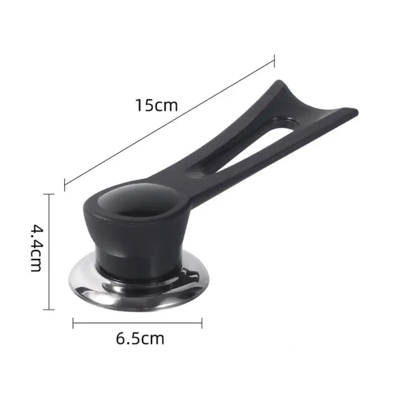 Lisslune | Replacement handle for pot lid – wood design with stainless steel base