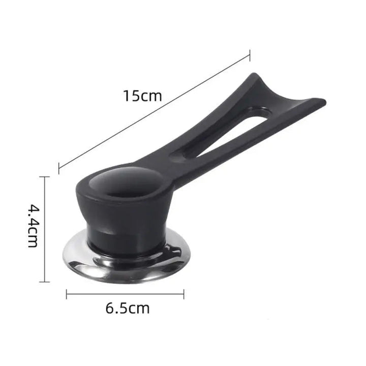 Lisslune | Replacement handle for pot lid – wood design with stainless steel base