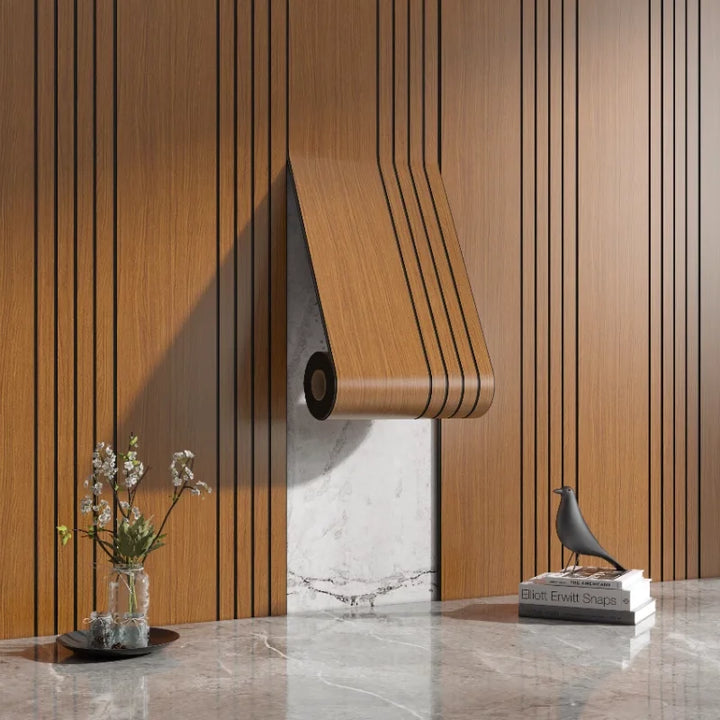 Lisslune | Self-Adhesive 3D Wood Pattern Wall Panels