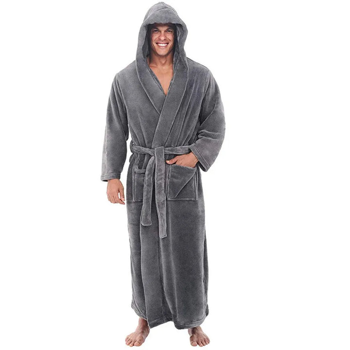 Lisslune | HoodedChill – Cozy Bathrobe for Men