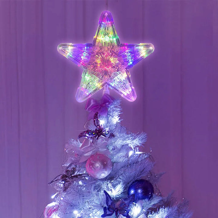 Rynx | LED Glowing Christmas Tree Star Christmas Tree Decoration Lamp 2025 New Year's Decorations For Home Navidad Natal Noel